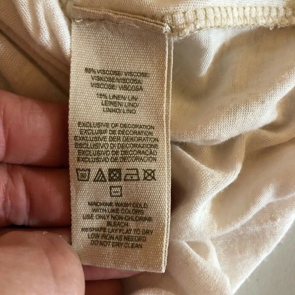 Free People Cream Embroidered Knit Top - Picture 5 of 7